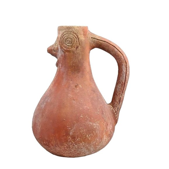 Pre-Columbian Artifact Inca Pottery Storage Vessel Urn Chancay Peru 1000-1400 AD - Picture 3 of 12